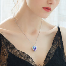 Load image into Gallery viewer, Shimmering Crystal Heart Pendant