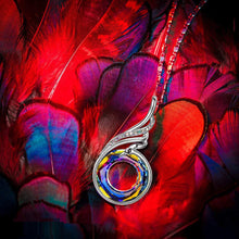 Load image into Gallery viewer, Dazzling Crystal Phoenix Pendant