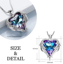 Load image into Gallery viewer, Shimmering Crystal Heart Pendant
