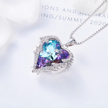 Load image into Gallery viewer, Shimmering Crystal Heart Pendant
