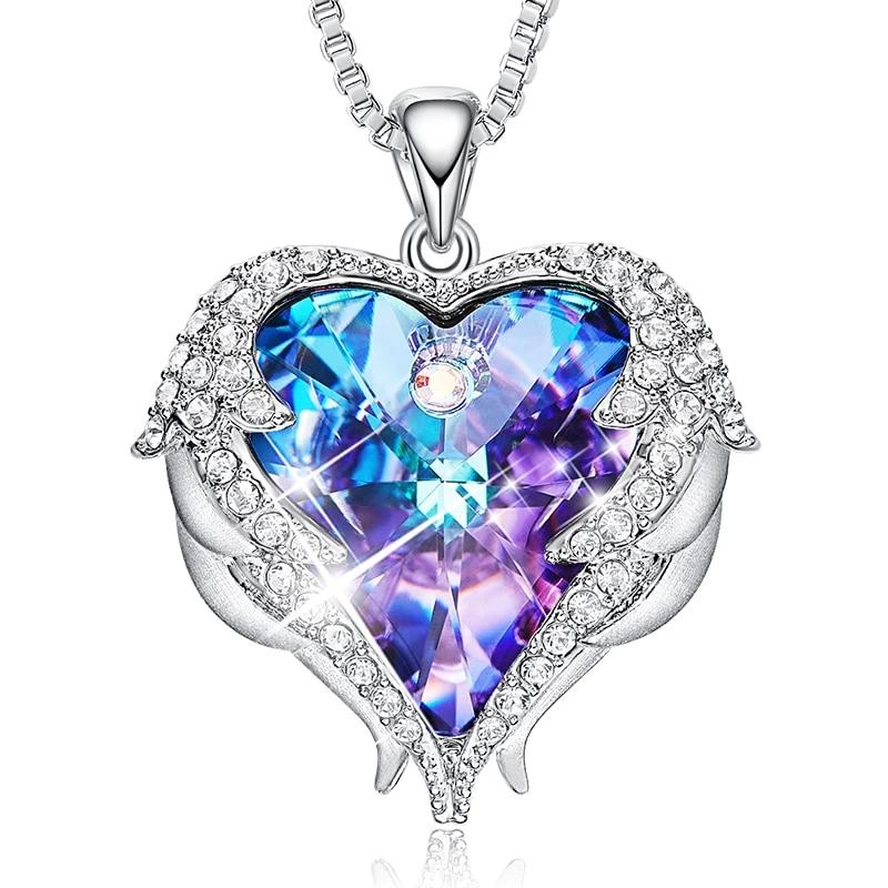Crystal Heart Necklace - Temu
