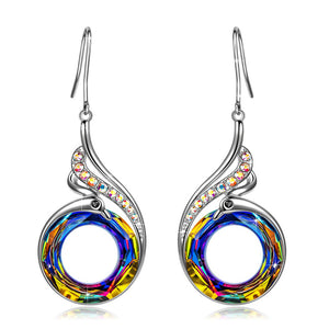 Dazzling Crystal Phoenix Earrings