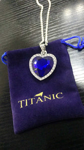 Heart of the Ocean Crystal Heart Pendant